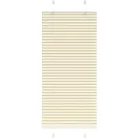 vidaXL Plissé rolgordijn 65x100 cm stofbreedte 64,4 cm polyester crème