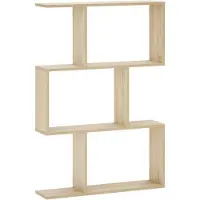 vidaXL Wandplank Sonoma Eiken 72 x 17 x 105 cm Bewerkt hout