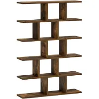 vidaXL Wandplank Gerookt eiken 70 x 17 x 101 cm Bewerkt hout