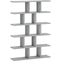 vidaXL Wandplank Grijs Sonoma 70 x 17 x 101 cm Bewerkt hout