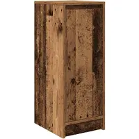 vidaXL Schoenenkast 29,5x34x76 cm bewerkt hout oud houtkleurig