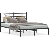 vidaXL Bedframe zonder matras hout sonoma eikenkleurig 137x190 cm