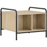 vidaXL Salontafel Sonoma Eiken 50 x 49 x 41 cm Bewerkt hout