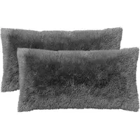 vidaXL Kussen 6 st HEERLEN Lichtgroen 40 x 70 cm PV Fleece
