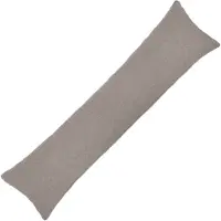 vidaXL Kussensloop HEERLEN Lichtgrijs 40 x 145 cm Bouclé