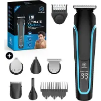 Beeperfect 7-in-1 Baardtrimmer Mannen - 7 Verwisselbare Opzetstukken - Trimmer Baard en Lichaam - Bodygroomer - Neus en Oortrimmer