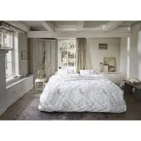 Ariadne at Home Dekbedovertrek Whirl White Flanel-140 x 200 / 220 cm | 1-Persoons