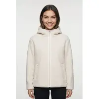 CMP - Women's Jacket Fix Hood 36P2916 - Fleecevest 42, grijs/wit