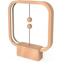 DesignNest HENG Balance Lamp Square - LED - 48 warm witte leds - licht beuken hout