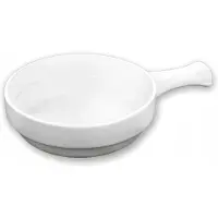 Wilmax Porseleinen Ovenschaal met Handvat 450ml - Wit