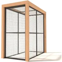 Glorenza Olivia - Kattenren - Aluminium - Antraciet - 103x190x187 cm