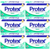 Protex Zeep Ultra - Antibacterieel Zeepblok - Voor Gezicht en Lichaam - 6 x 90g
