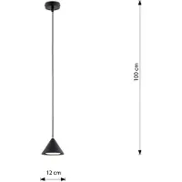 Emibig Hanglamp Elit Staal Zwart | Geschikt voor 1x GX53 - Max 12W.