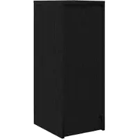 vidaXL Dressoir 29,5x34x76 cm spaanplaat zwart eikenkleurig