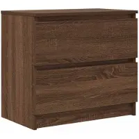 vidaXL Tv-meubel 60x35x54 cm bewerkt hout bruin eikenkleur