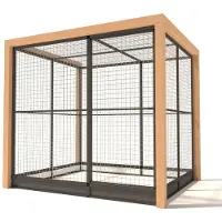 Glorenza Valentijn - Kattenren - Aluminium - Antraciet - 224x190x202 cm