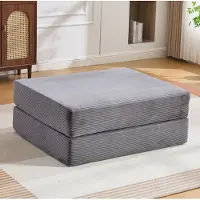MODFU -Hocker-Uitklapbaar-Corduroy-Donkergrijs-Voor Binnen
