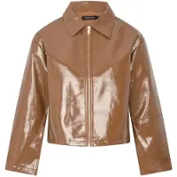 Ydence Dames Jassen Jacket Faye - Bruin - Maat S