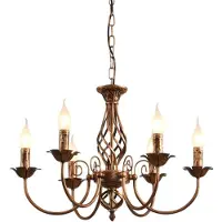 Vali Hanglampen Eetkamer - Plafondlamp - Hanglamp - Bruin - 54cm x 54cm x 128cm