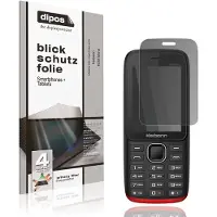 Dipos – Matte Privacy Screenprotector geschikt voor Karbonn K334 Shine | Anti-Spy Beschermfolie