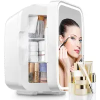 Kavo - Mini Koelkast - 5L Capaciteit - Skincare Koelkast - Minibar - Wit - 28cm x 19cm x 26cm