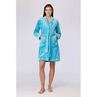 Woody kamerjas dames - blauw - 262-15-MOL-C/824 - maat L
