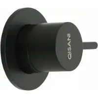 Qisani Flow inbouw wastafelkraan Zwart 21 cm