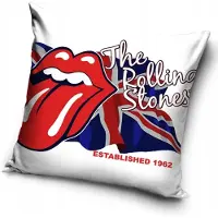 Carbotex Kussenhoes Jasmijn The Rolling Stones 45x45 cm - Zacht Velvet