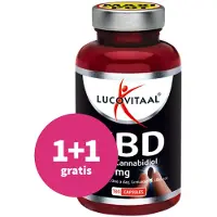 Lucovitaal 1+1 gratis: CBD Cannabidiol 5 mg 180 capsules