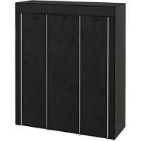 HOMCOM Stoffenkast, opvouwbare garderobe, kledingkast met kledingroede, 8 niveaus