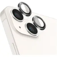Zanae , Camera Beschermer Geschikt voor Apple iPhone 14 / 14 Plus Gehard Glas en Aluminium, Zwart