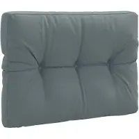 vidaXL Palletrugkussen VIANEN 100% Polyester Blauw 70 x 50 x 12 cm