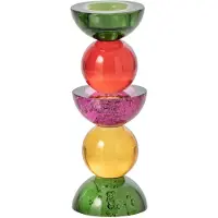 J-Line kandelaar - glas - multi - small