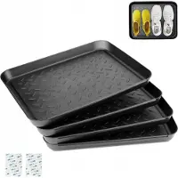 Topshop Merkloze Antislip Schoenenbakjes - Set van 4 Stuks