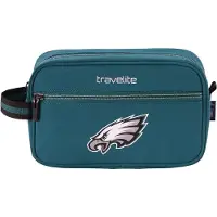 Travelite x NFL Toilettas 24 cm - 3 L - Ritssluiting - philadelphia eagles