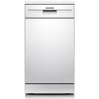 Heinner HDW-FSM45510WE++ Vaatwasser 45 cm, 10 Couverts, 5 Programma’s, AquaStop, Wit