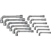 Gedore 25 PK-012 1527312 Zeskant Dubbele pijpsleutel 12-delig Zeskant