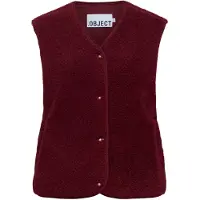 Object Bodywarmer 'ELLA' wijnrood