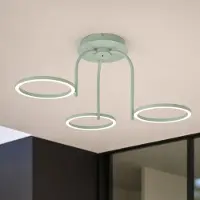 LUCANDE Buitenverlichting , Sylvara, dimbare, Groen, Metaal, Designer