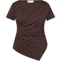 Sisters point Veda-Top1 - Dames top - Brown/black - Maat XS