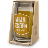 Miko Bierglas Mijn biertje afblijven.