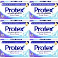 Protex Zeep Deep Clean - Antibacterieel Zeepblok - Voor Gezicht en Lichaam - 6 x 90g