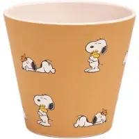 Quy Cup - 90ml Ecologische Reis Beker - Espressobeker "Peanuts Snoopy 14 Woodstock” 7x7x7cm