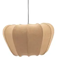 By boo By-Boo Sora 1 Hanglamp – Bruin – Ø 48 x 28 cm – E27 – Stoffen Lampenkap