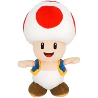 TOGETHER Super Mario - Red Toad Knuffel (20cm)