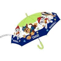 EplusM Paw Patrol Kinderparaplu – Chase & Marshall – Transparante Paraplu – Ø 68 cm – Groen/Blauw