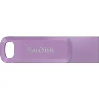SanDisk Ultra Dual Drive Go - USB Type A & USB-C - 128GB - Lavendel
