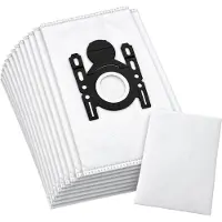 Fixem Stofzuigerzakken geschikt voor Bosch/Siemens 577549, 00577549 - D/E/F/G/H, G-ALL, GXXL - Alpha en Activa series - Pro Parguet - Powermax - Freee - 10 Stuks + 1 Micro filter