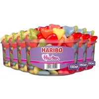 Haribo 6x Schuim Harten 150 Stuks