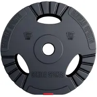 Gorilla Sports Olympische Halterschijf 15 kg Gripper Kunststof 50/51 MM